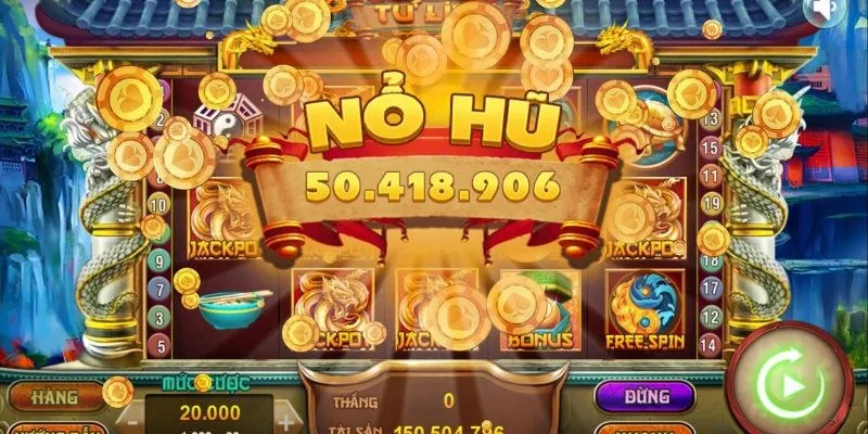 Thử vận may tại game slot phá cỗ đèn rồng
